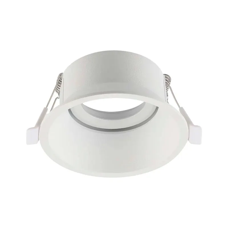 Aro dirigible empotrable color blanco base GU10