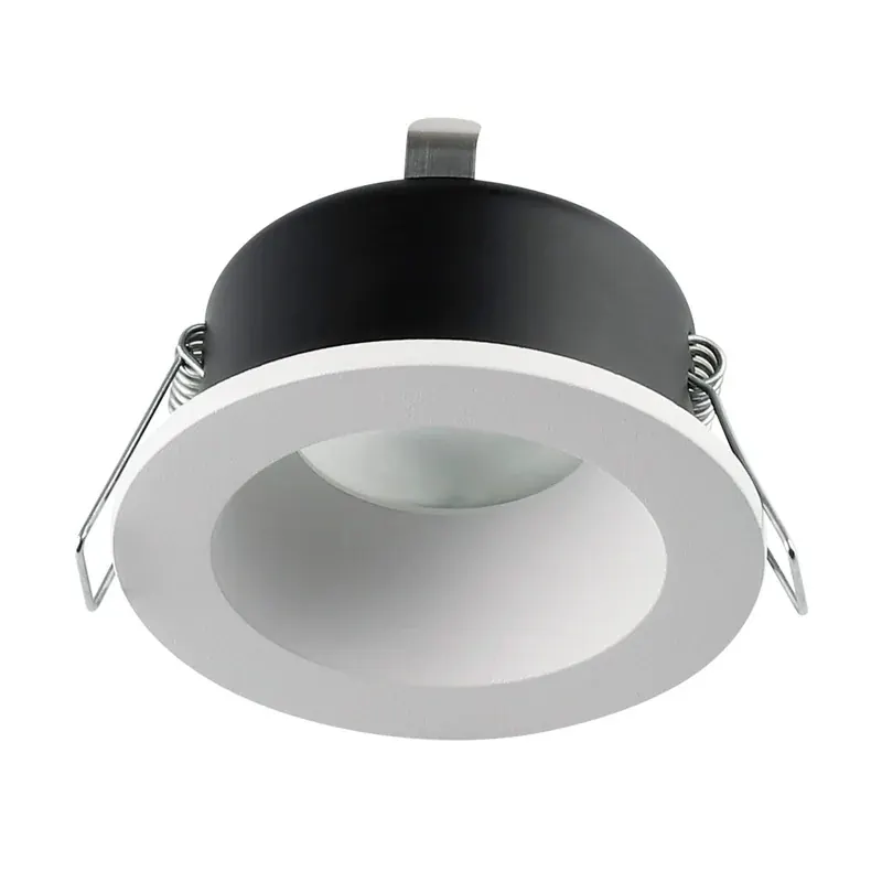 Aros fijos empotrables color blanco IP65 a prueba de vapor base GU10