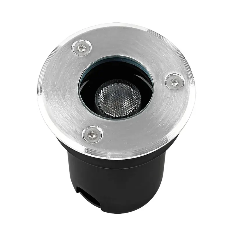 Empotrable piso LED integrado mini 1W 55LM IP67 exterior blanco frio 6500K