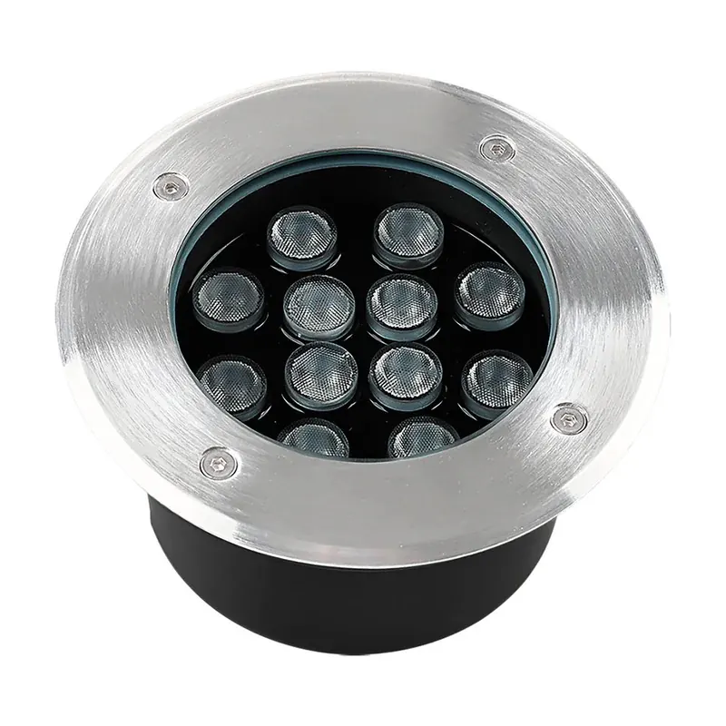 Empotrable piso LED integrado 12W 1000LM IP67 exterior blanco frio 6500K