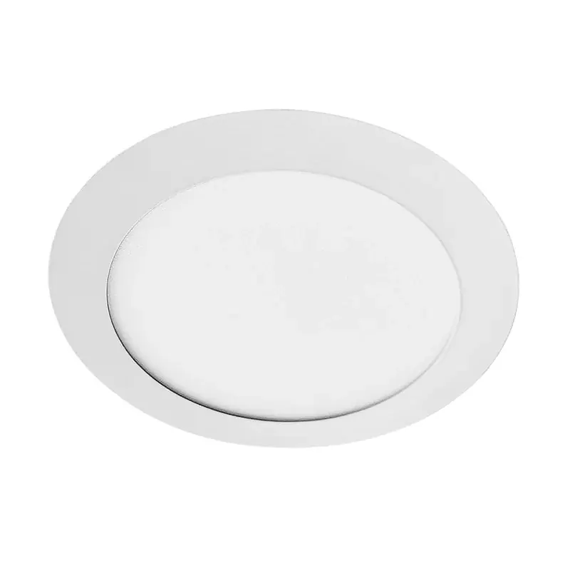 Panel LED redondo slim 12W 950LM 90-277VCA interior IP20 blanco cálido 3000K