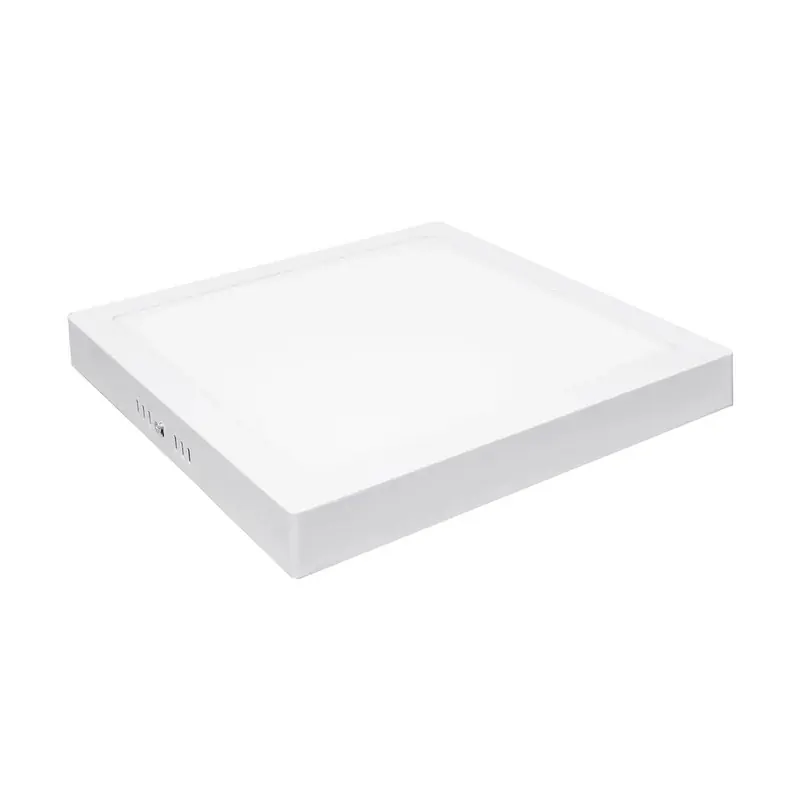 Panel LED cuadrado sobreponer 30X30CM 24W 1800LM 90-277VCA interior IP20 blanco frío 6500K