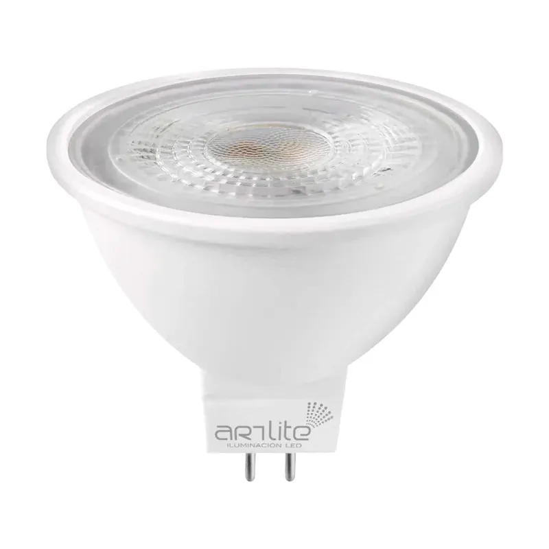 Lámpara LED spot MR16 7W multivoltaje 127V blanco frío 6500K