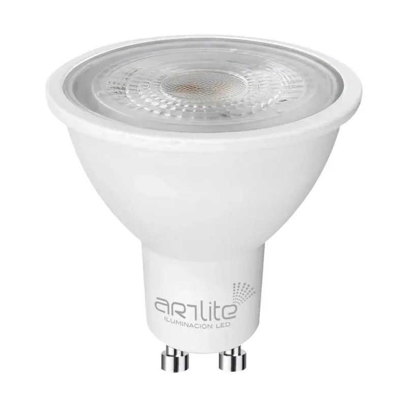 Lámpara LED spot GU10 7W atenuable 100-140V interior IP20 blanco frío 6500K