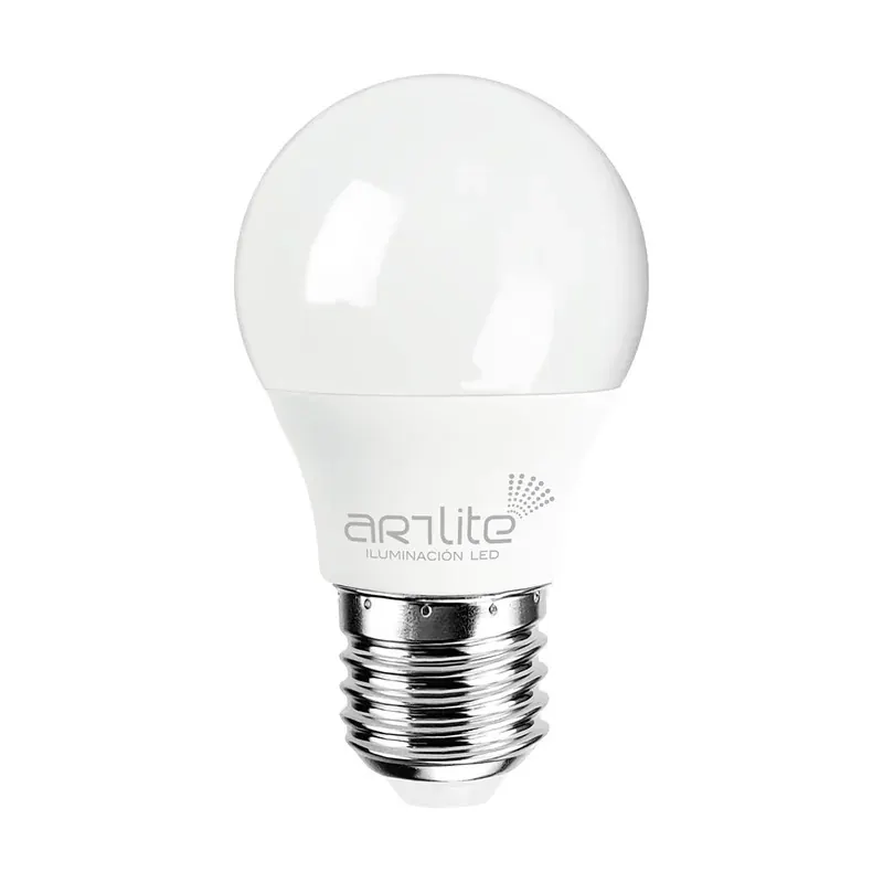 Lámpara LED bulbo A50 base E27 5W 470LM 127VCA interior IP20 blanco frio 6500K