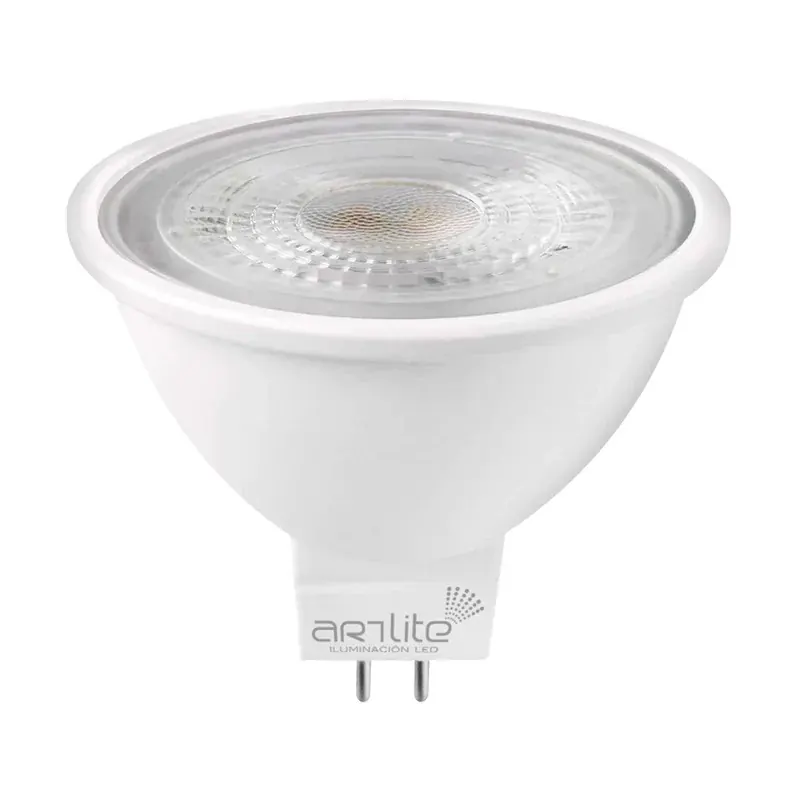 Lámpara LED spot MR16 7W atenuable 100-140V interior IP20 blanco cálido 3000K