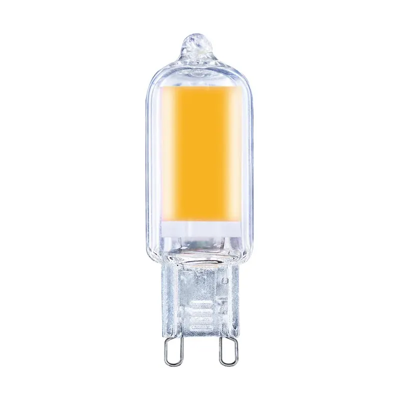 Lámpara LED G9 transparente 2W 100-140VCA interior IP20 blanco cálido 2700K
