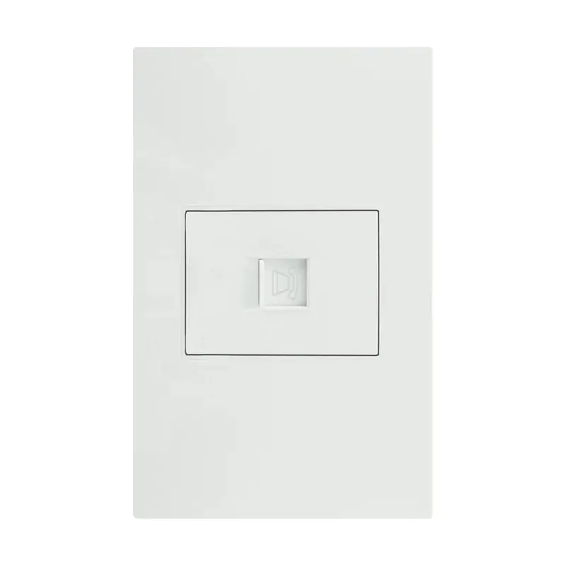 Placa blanca contacto telefónico policarbonato 75X118MM