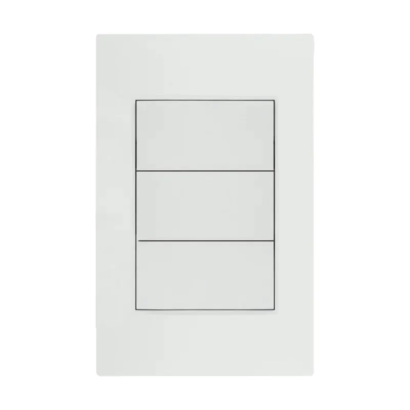 Placa blanca tapa ciega policarbonato 75X118MM