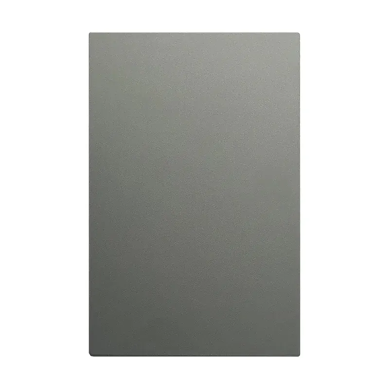 Placa gris oxford luxury apagador de 1 interruptor 3 vias 127/250VCA plástico ABS gris 74X112MM skin feel