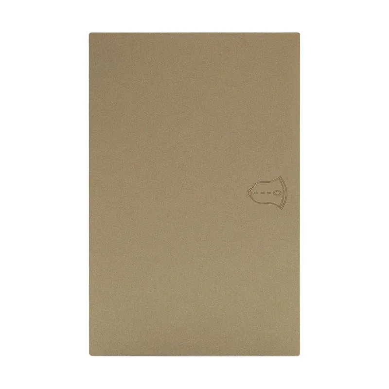 Placa dorada luxury contacto timbre plástico ABS 74X112MM skin feel