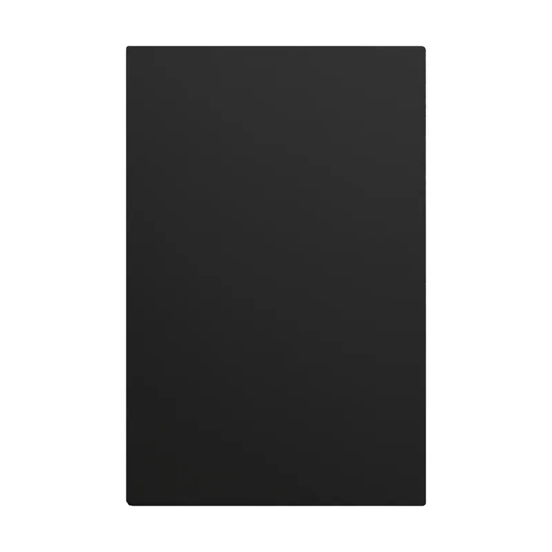 Placa negro mate luxury apagador de 1 interruptor 3 vias 127/250VCA plástico ABS 74X117MM skin feel