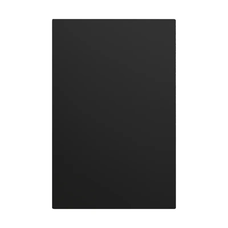 Placa negro mate luxury tapa ciega plástico ABS 74X117MM skin feel