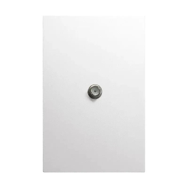 Placa blanco mate luxury contacto televisión plástico ABS 74X117MM skin feel