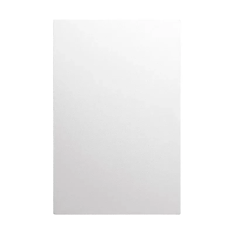 Placa blanco mate luxury tapa ciega plástico ABS 74X117MM skin feel