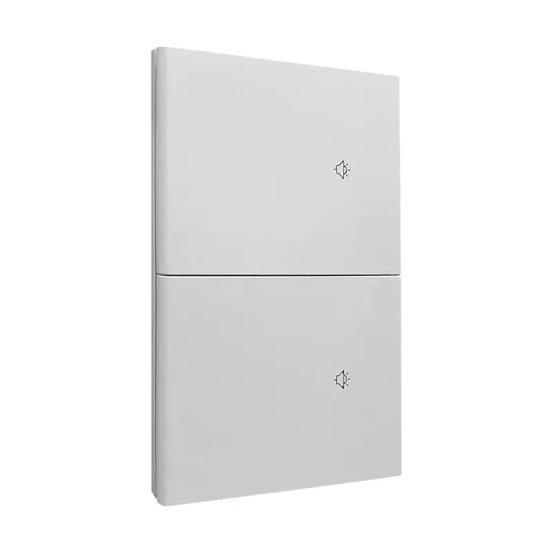 Placa blanco mate luxury smart WIFI bt apagador de 2 interruptores con neutro
