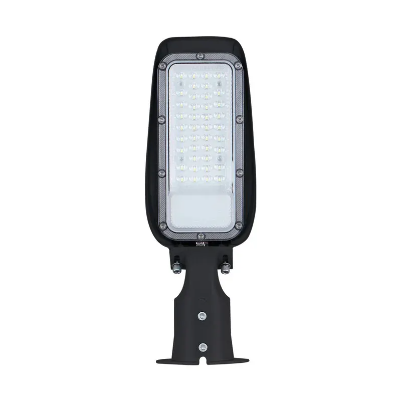 Luminario LED para muro tipo calle aluminio negro 30W 3200LM 100-277VCA exterior IP65 blanco frío 6500K