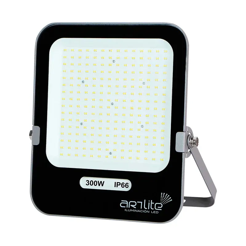 Reflector LED SMD 300W eficiencia 125LM/W 37500LM 90-277VCA exterior IP66 blanco frío 6500K