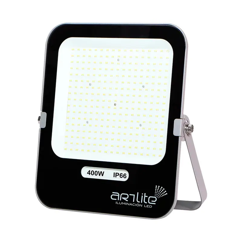 Reflector LED SMD 400W eficiencia 125LM/W 50000LM 90-277VCA exterior IP66 blanco frío 6500K