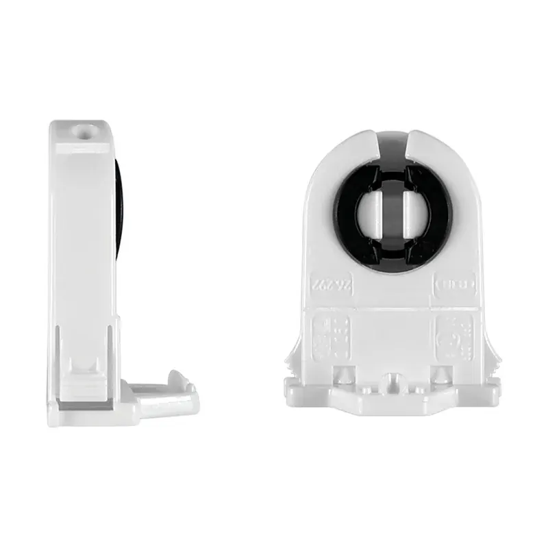 Conector base G13 para tubo T8 kit 10 piezas