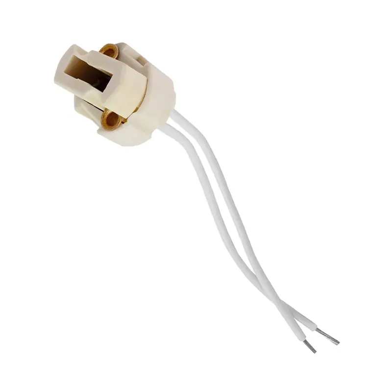 Conector G9 cerámica con cable 7CM