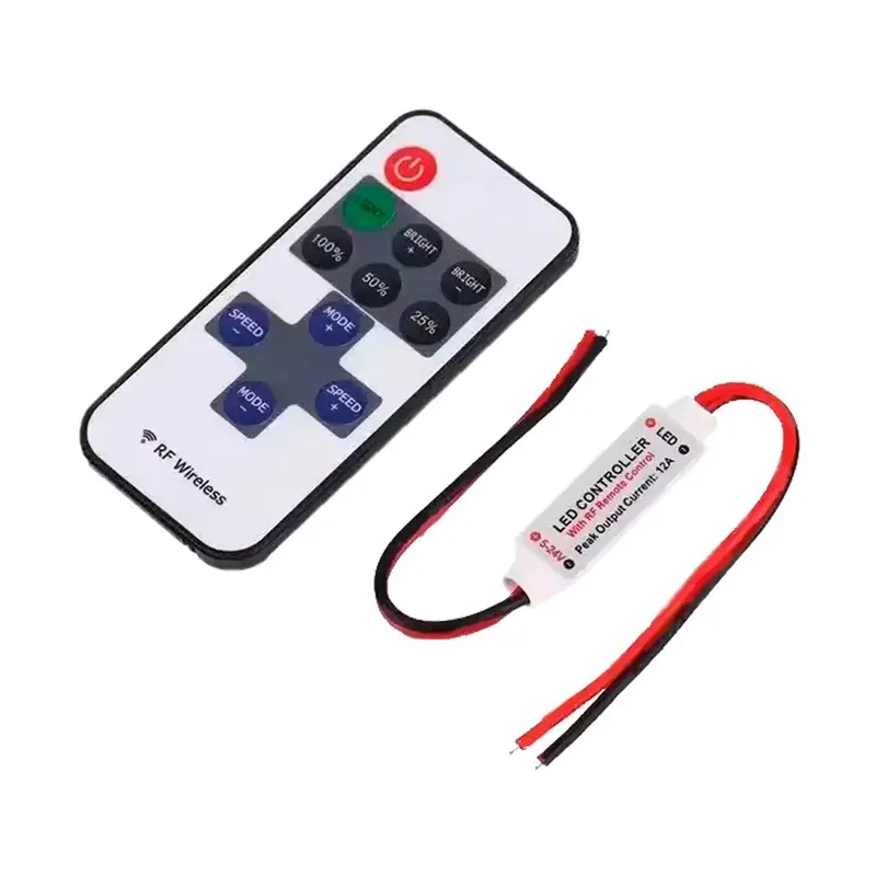 Atenuador rf sencillo para tira LED 72W CD12-24V IP20