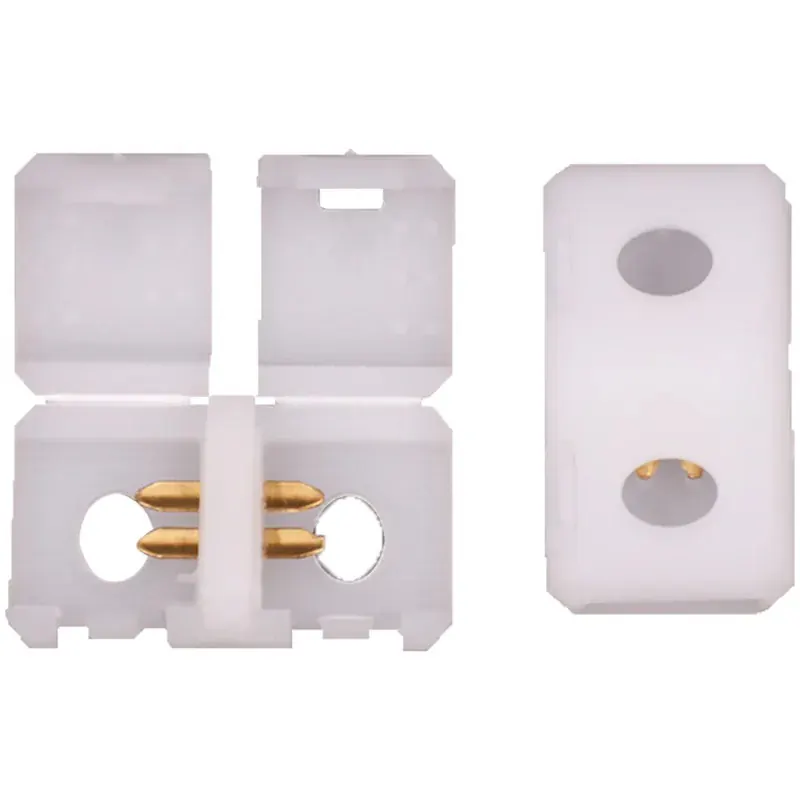Interconector medio para manguera LED COB kit 2 piezas