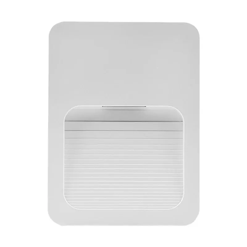 Luminaria de cortesia color blanco 3W 90-260VCA exterior IP65 blanco cálido 3000K