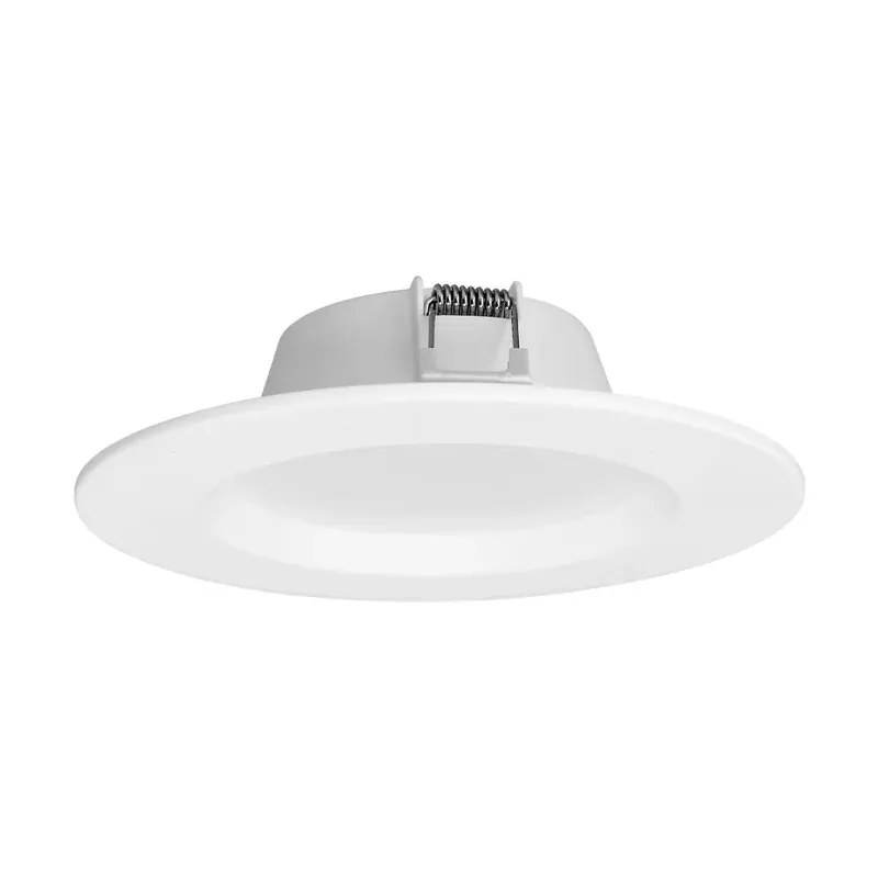 Panel LED redondo empotrable 6W 90-260VCA policarbonato blanco cálido 3000K