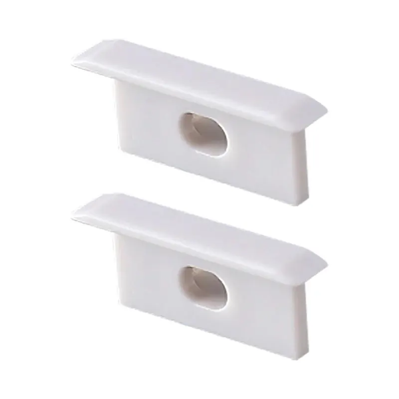 Kit de instalación para perfil de aluminio para piso WPE-105 incluye 10 tapas de plástico