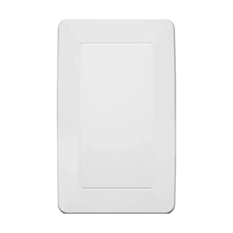 Placa blanca tapa ciega ABS