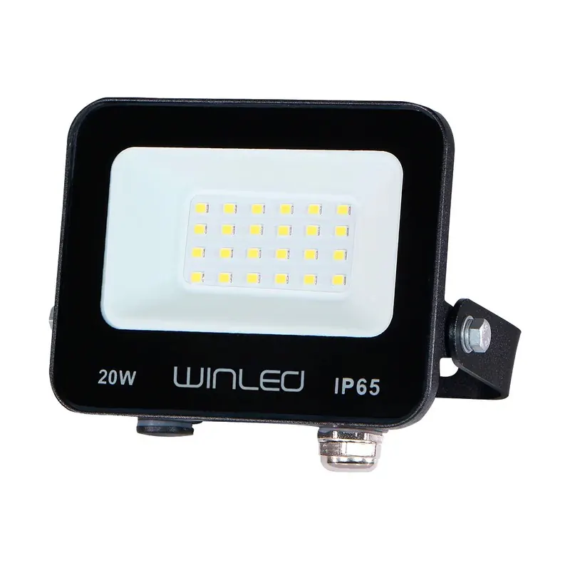 Reflector slim LED SMD 20W 1700LM exterior IP65 blanco frio 6500K