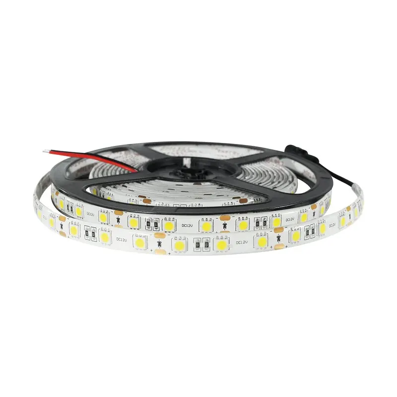 Tira 300 LEDS 5050 5M 72W12VCD exterior IP65 blanco calido 3000K