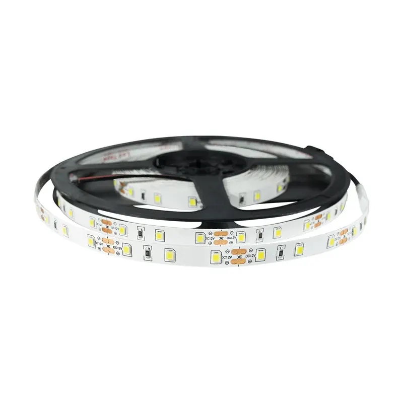 Tira 300 LEDS 2835 5M 24W 12VCD interior IP20 blanco frio 6500K