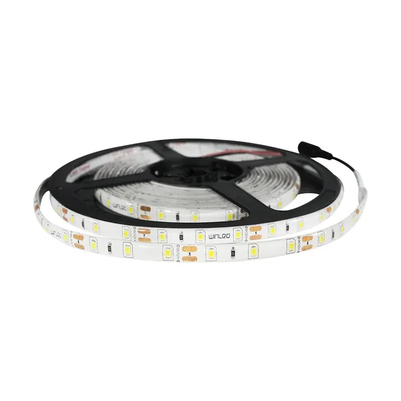 Tira 300 LEDS 2835 5M 24W 12VCD exterior IP65 blanco calido 3000K