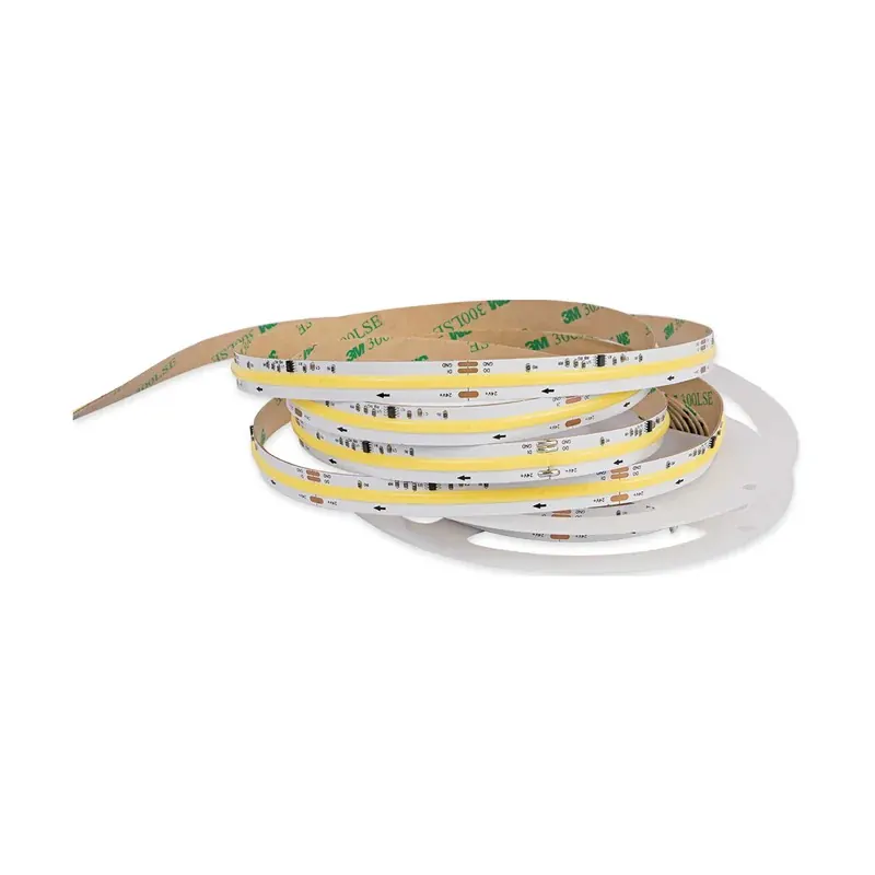 Tira 1,600 LEDS continuo COB digital caminata 5M 60W 24VCD interior IP20 blanco frío 6500K
